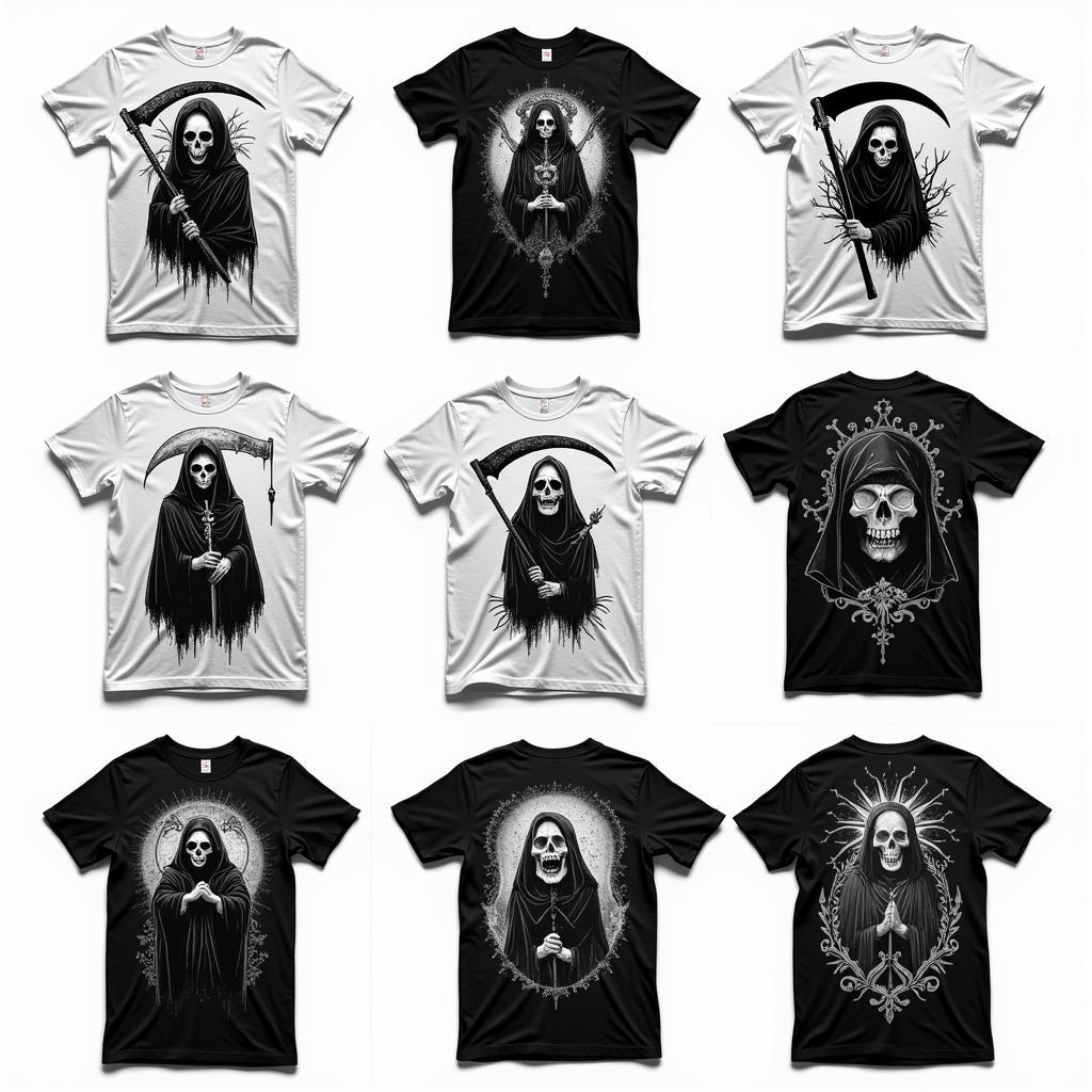 Grim Reaper T-Shirt Designs: A Range of Styles