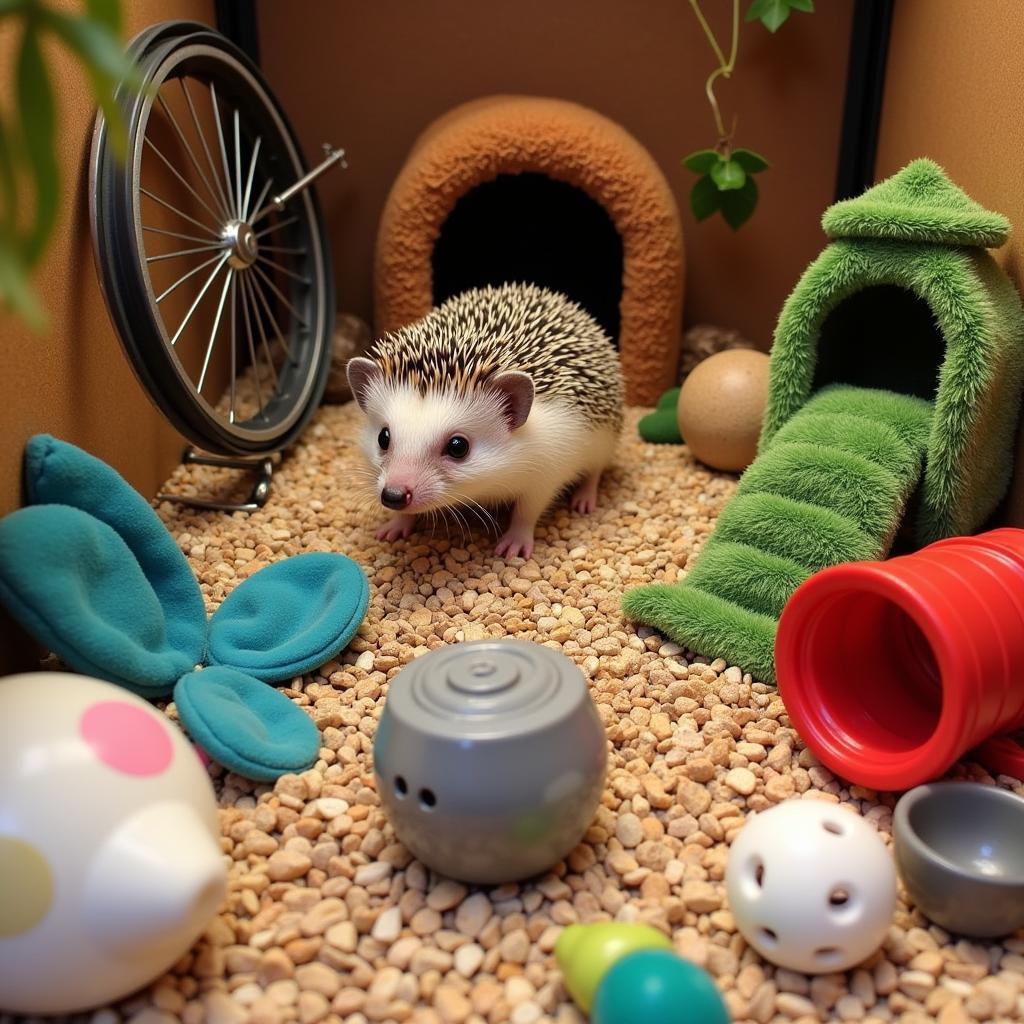 Hedgehog Terrarium Enrichment