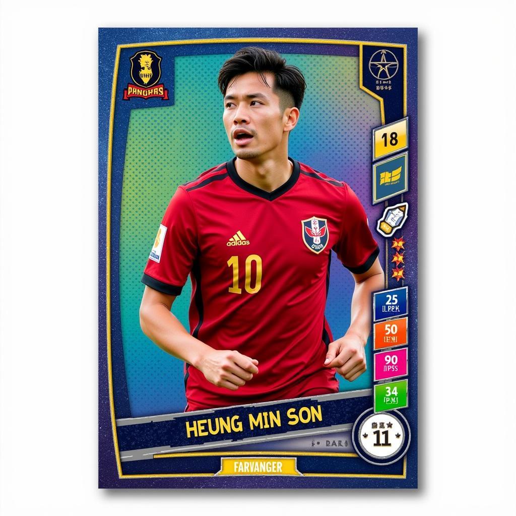 Heung Min Son Panini Prizm Card