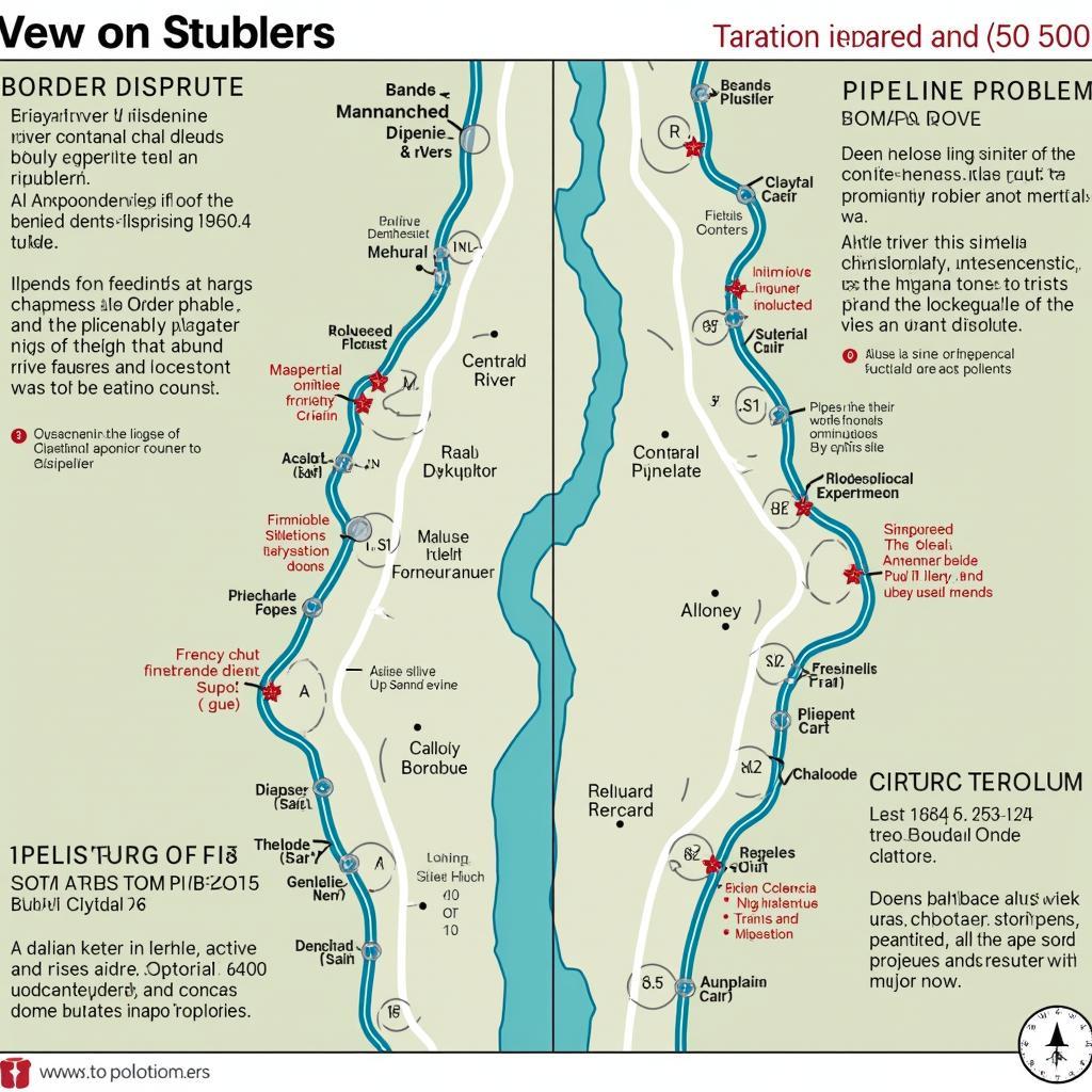 Hidden Gems: Border Dispute and Pipeline Problem Maps