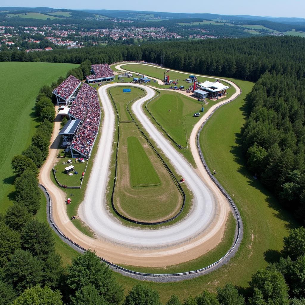 Hungarian Rallycross Track Overview