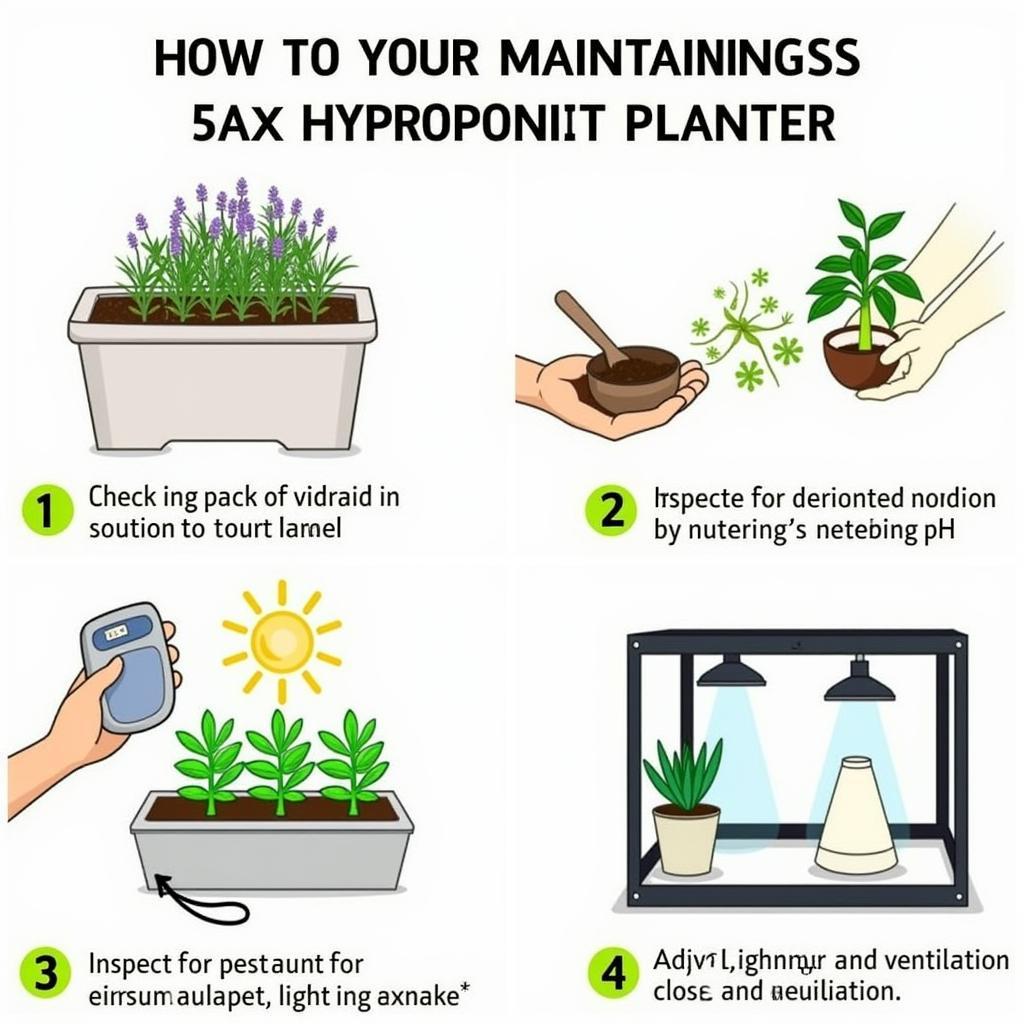 Maintaining Your Hydroponic Planter