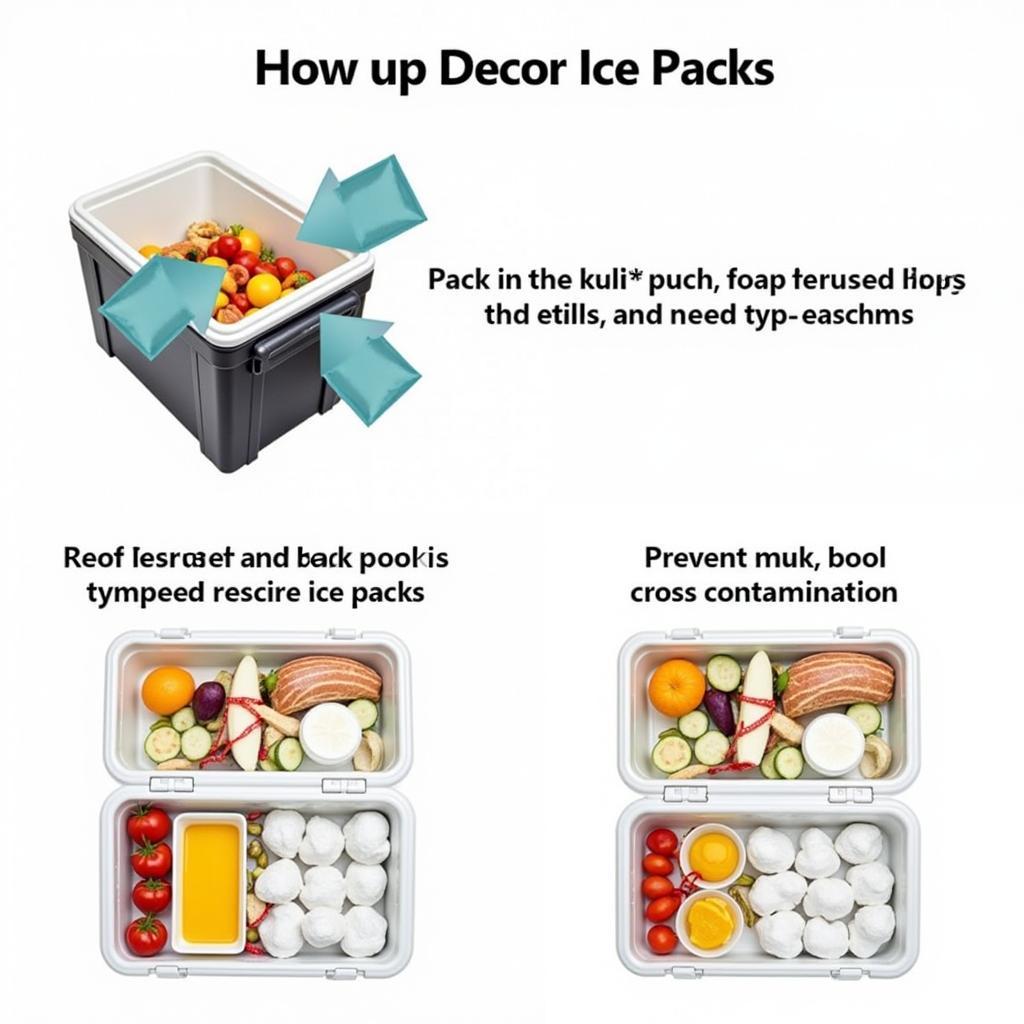 Using Decor Ice Packs for Food Safety