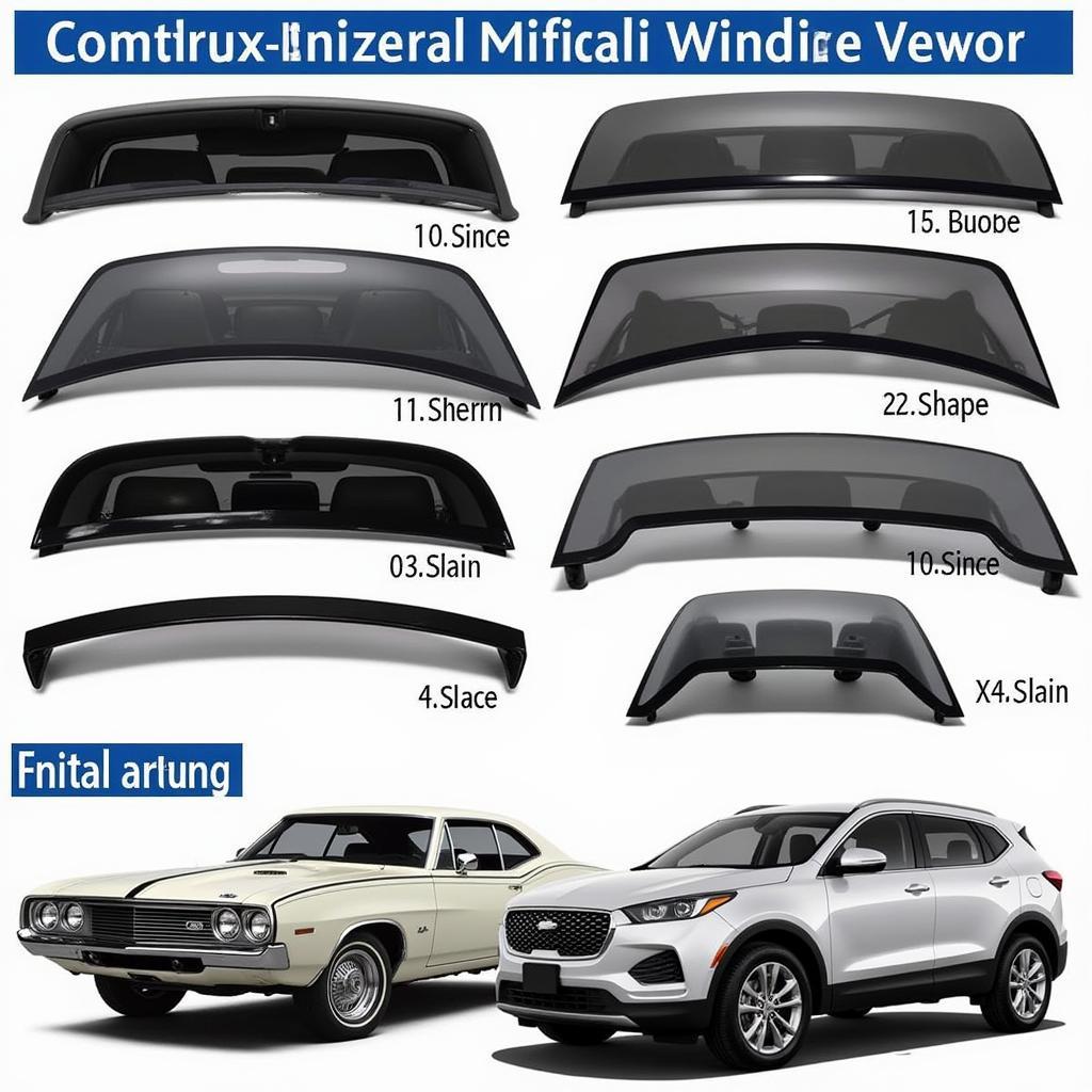 Comparison of Different In-Channel Wind Deflector Styles