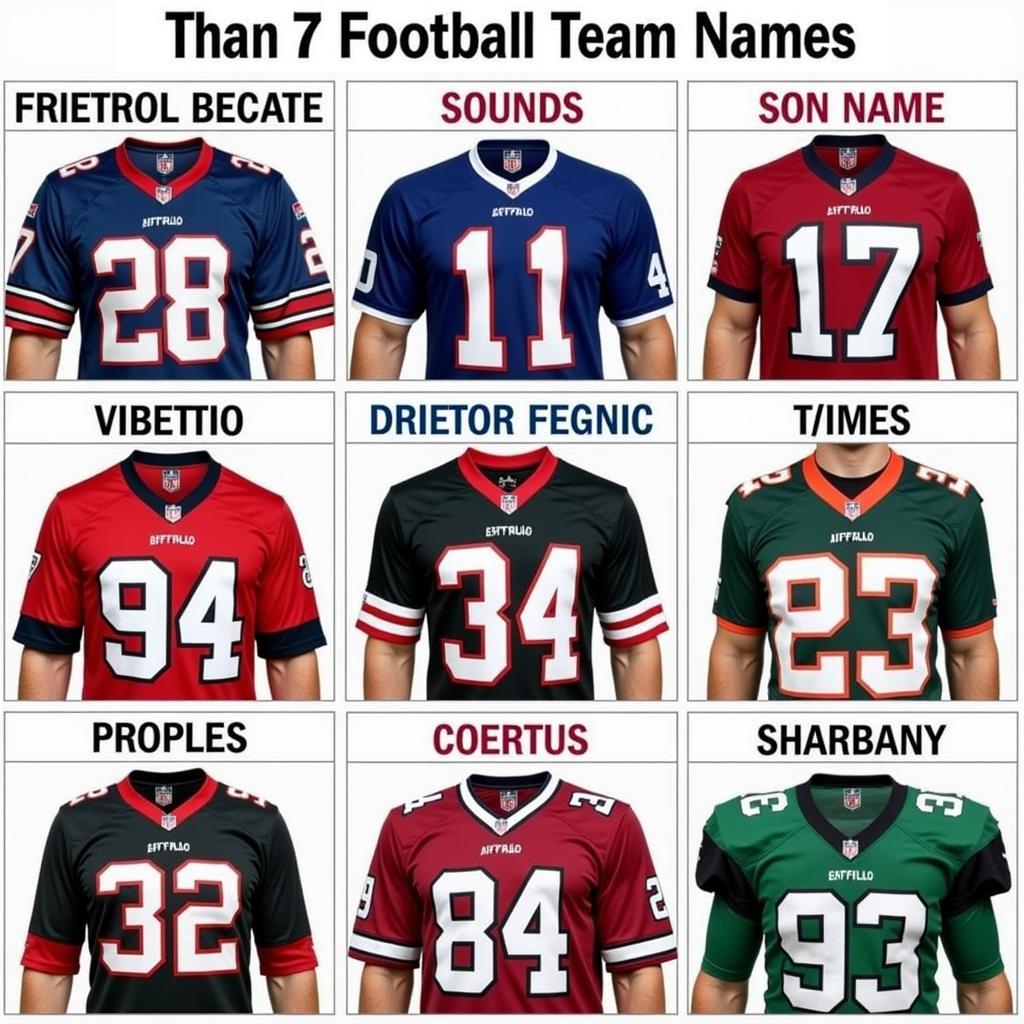 Examples of Inappropriate Football Team Names