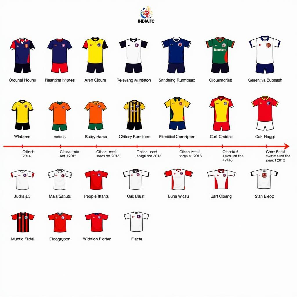 India FC Kit Evolution Through the Years