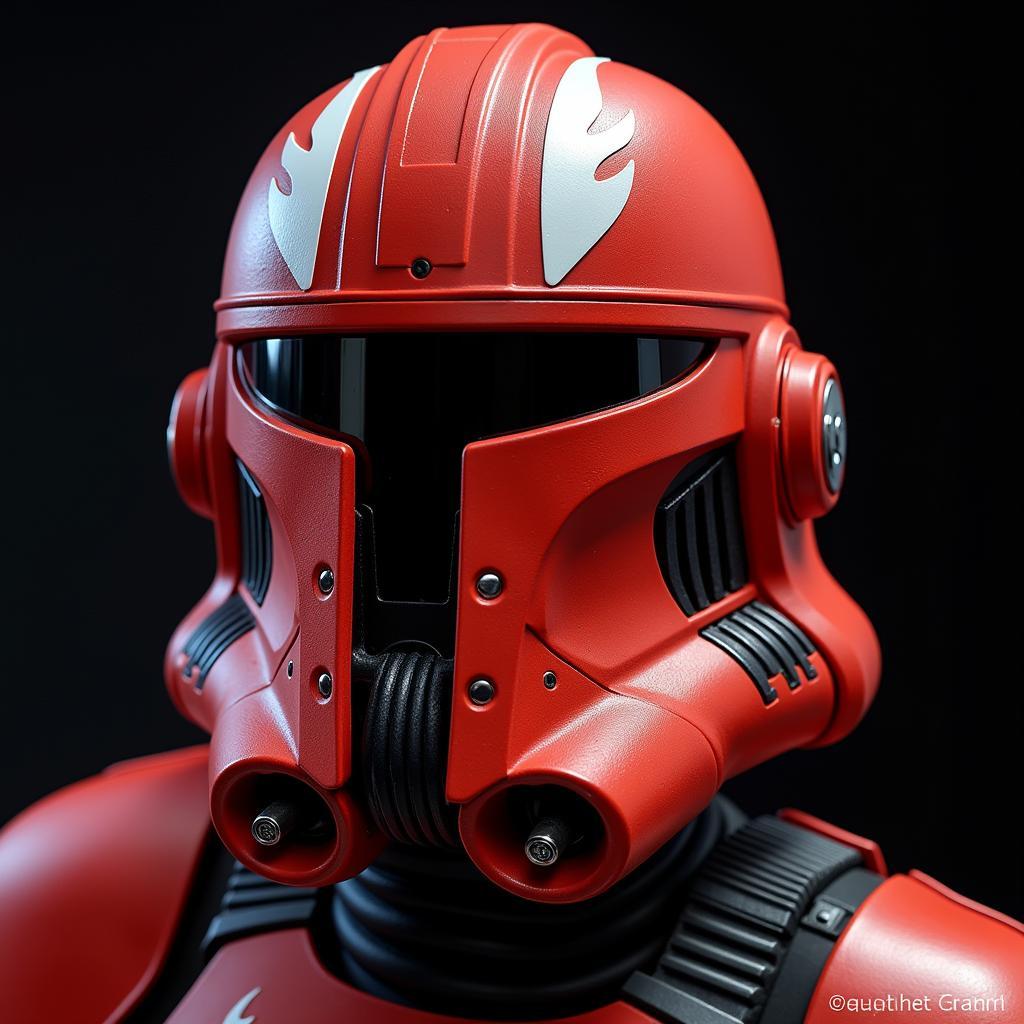 Close-up of Inferno Squad Helmet