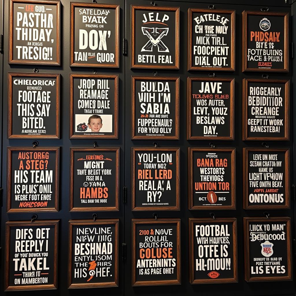 Inspiring Football Locker Room Signs for Yamal