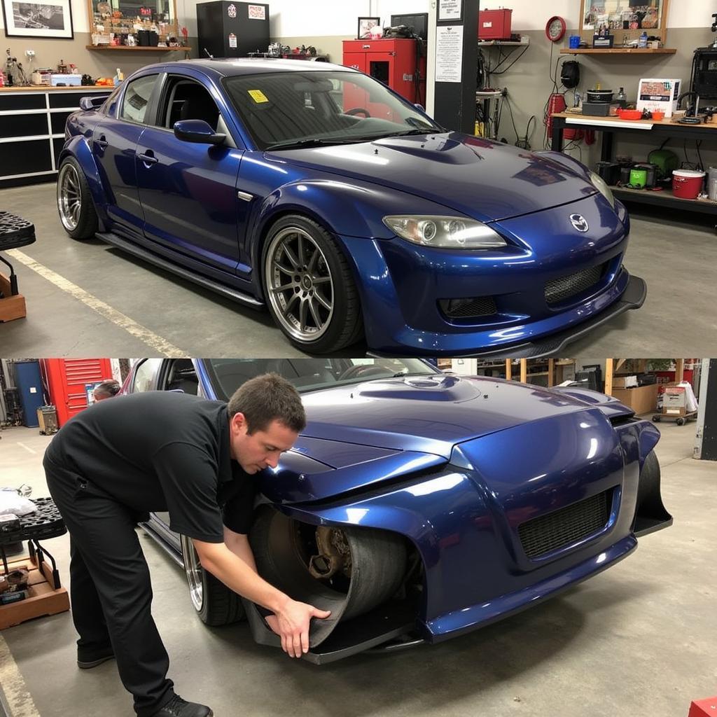 Professional Installation of the Rocket Bunny RX8 Kit