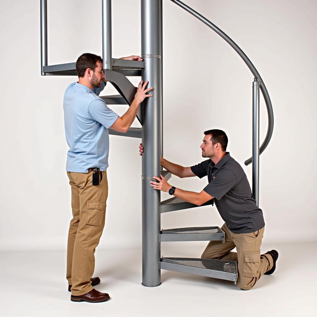 Installing a Spiral Stair Kit