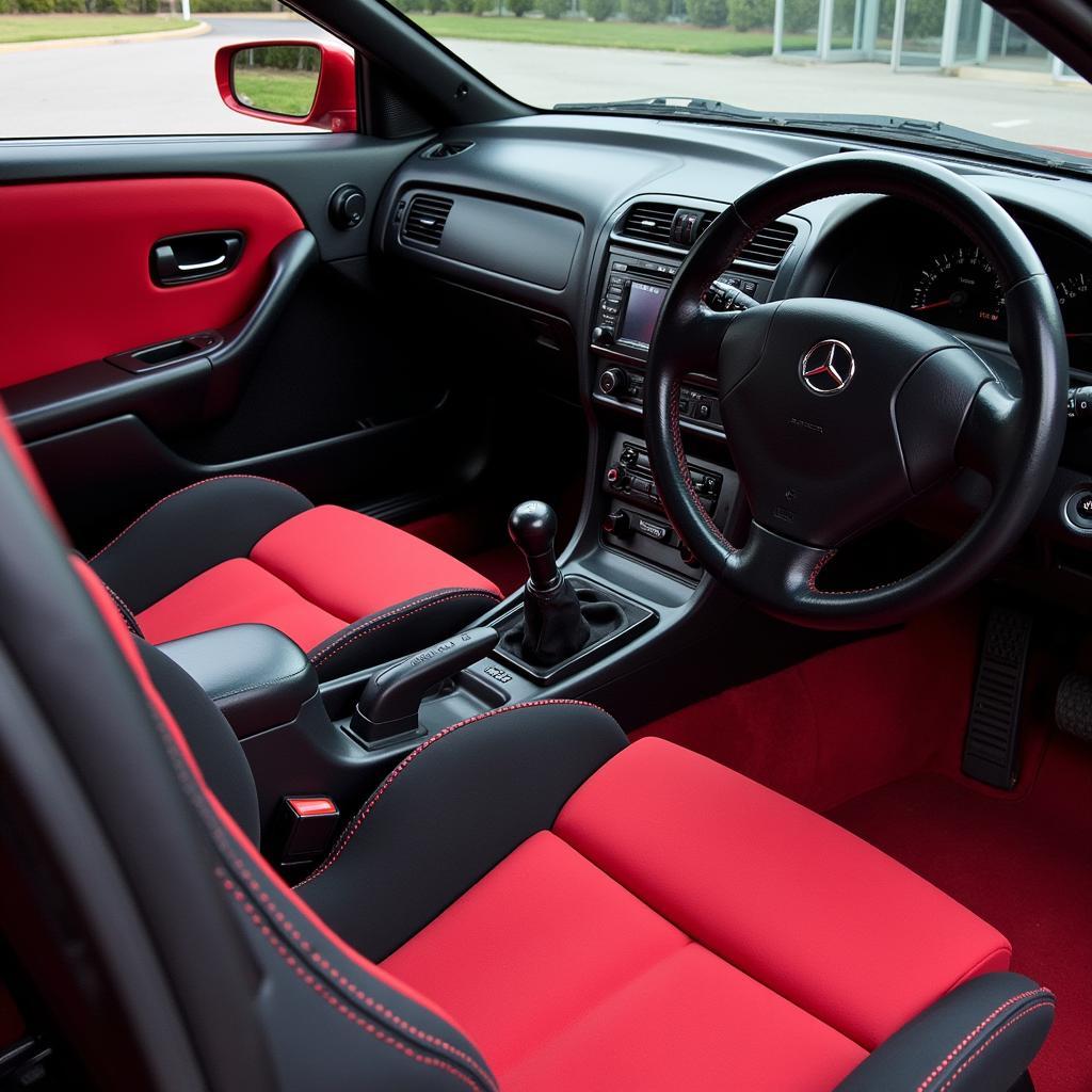 Luxurious interior of the Integra Type R X