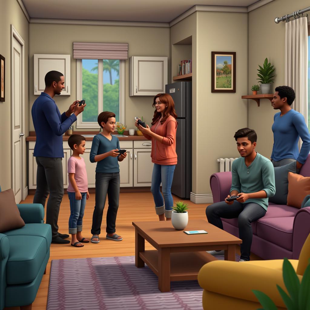 Integrating Generated Sims Families into Gameplay