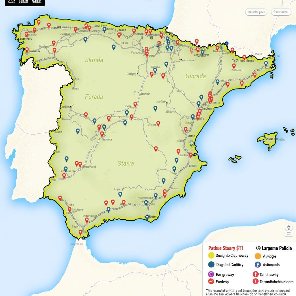 Interactive Map of Spanish Football