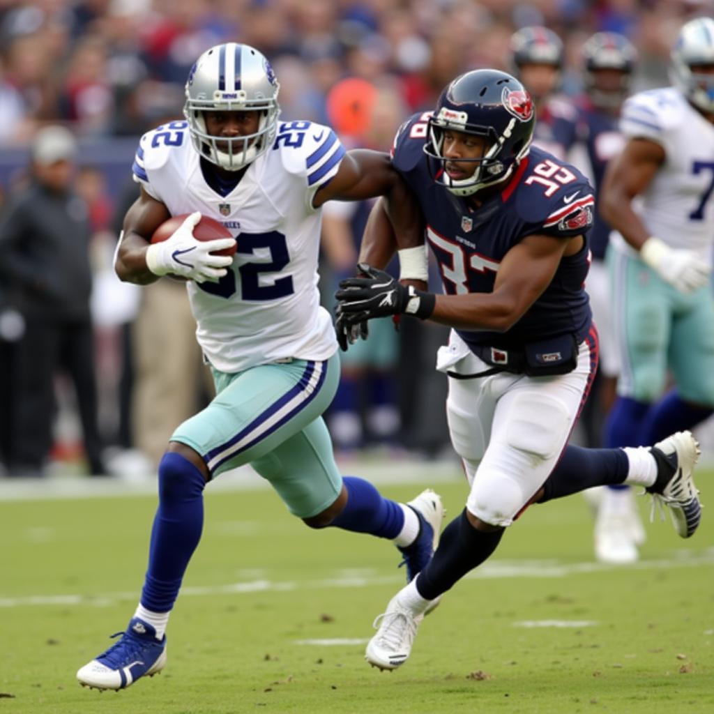 Jaylen Waddle sprinting down the field after making a catch