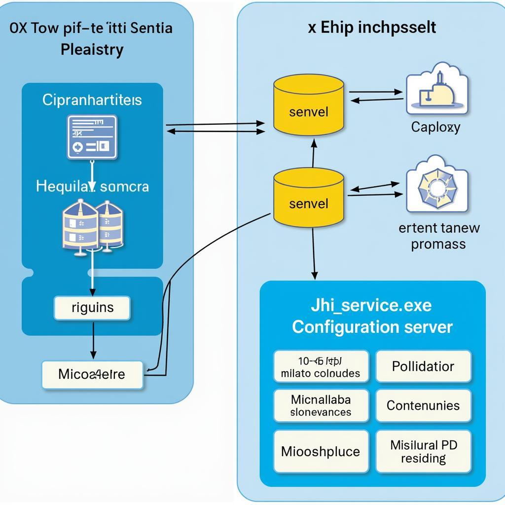 JHipster Registry Architecture Diagram