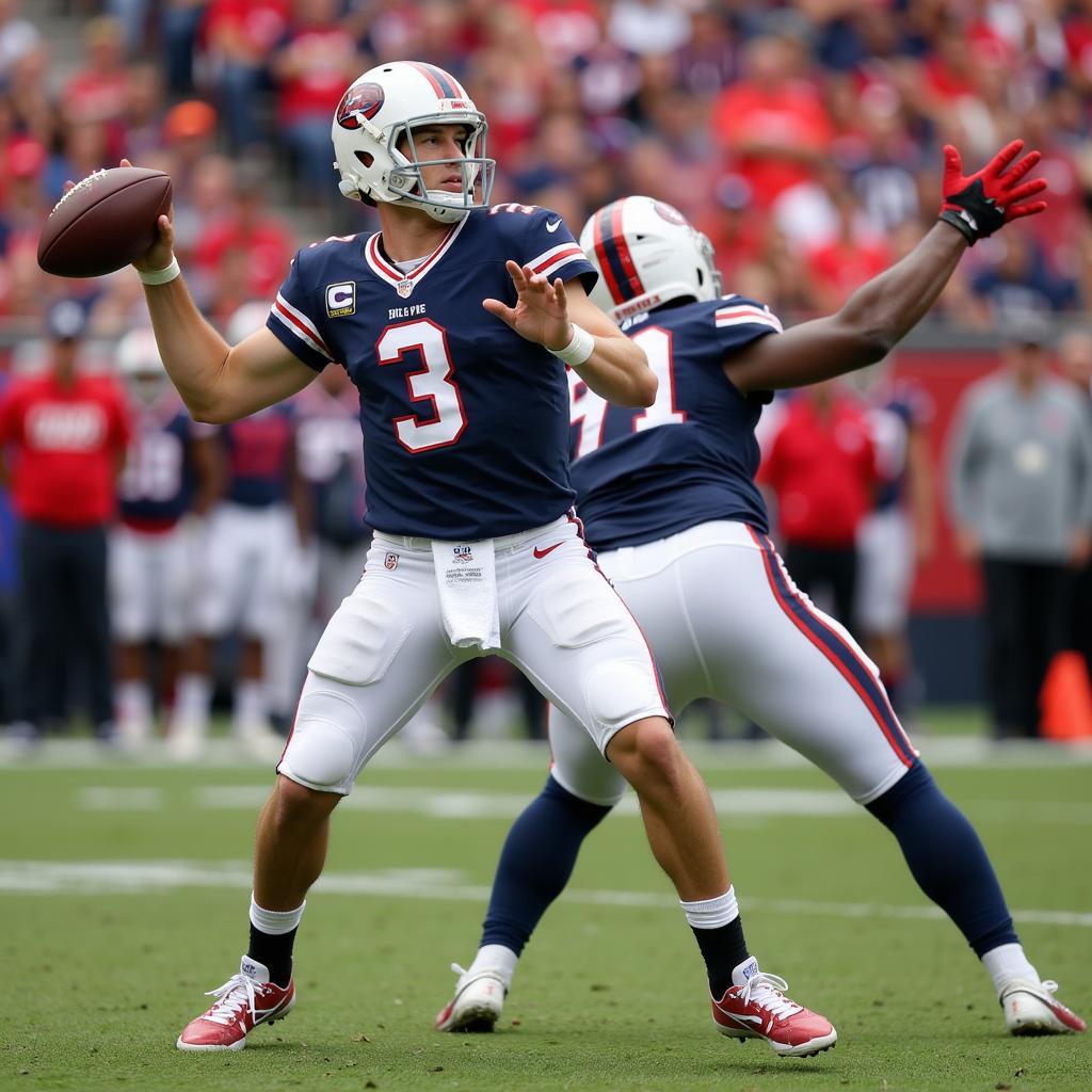 Joe Burrow in Game Action