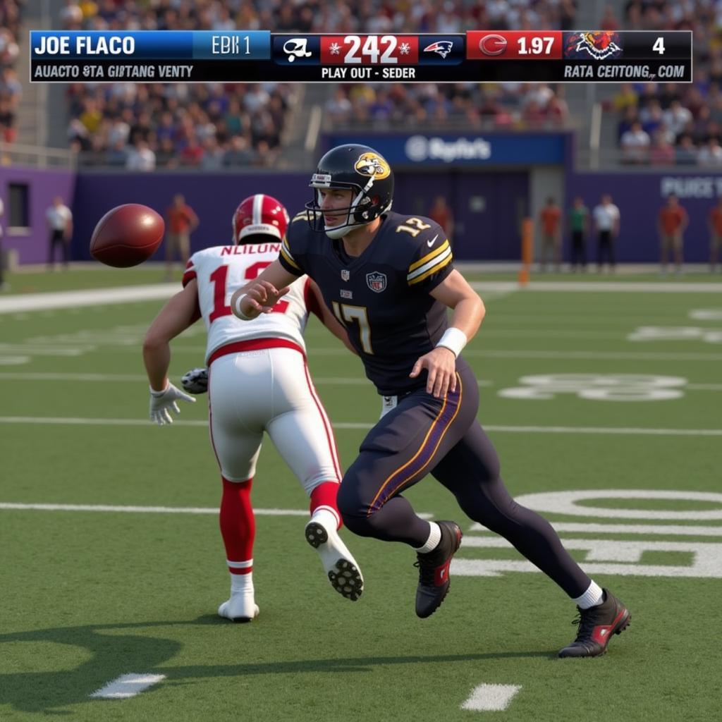 Joe Flacco Madden 23 Gameplay