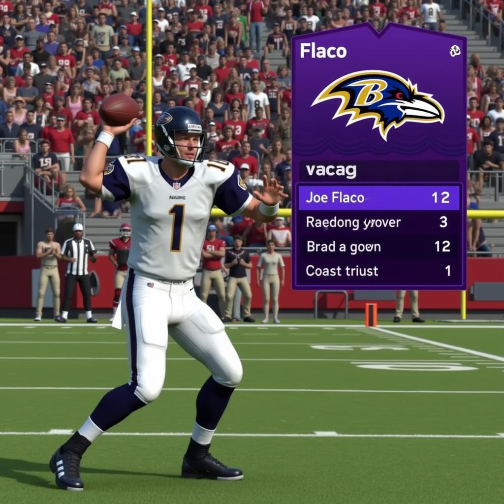 Joe Flacco Throwing Power in Madden 23