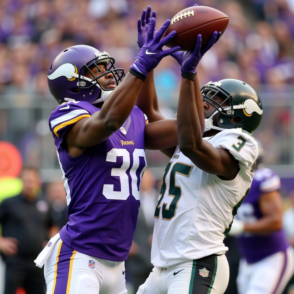 Jordan Addison Makes a Reception for the Vikings