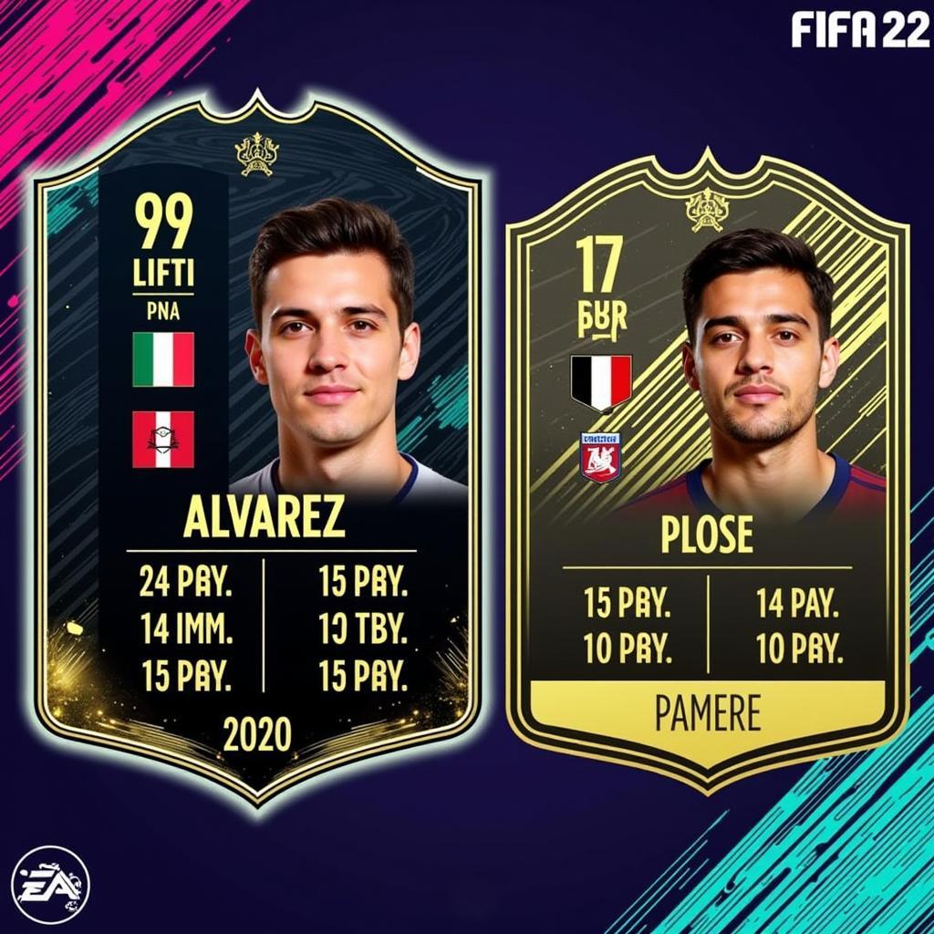 Julian Alvarez FIFA 22 Card Stats and Potential Rating