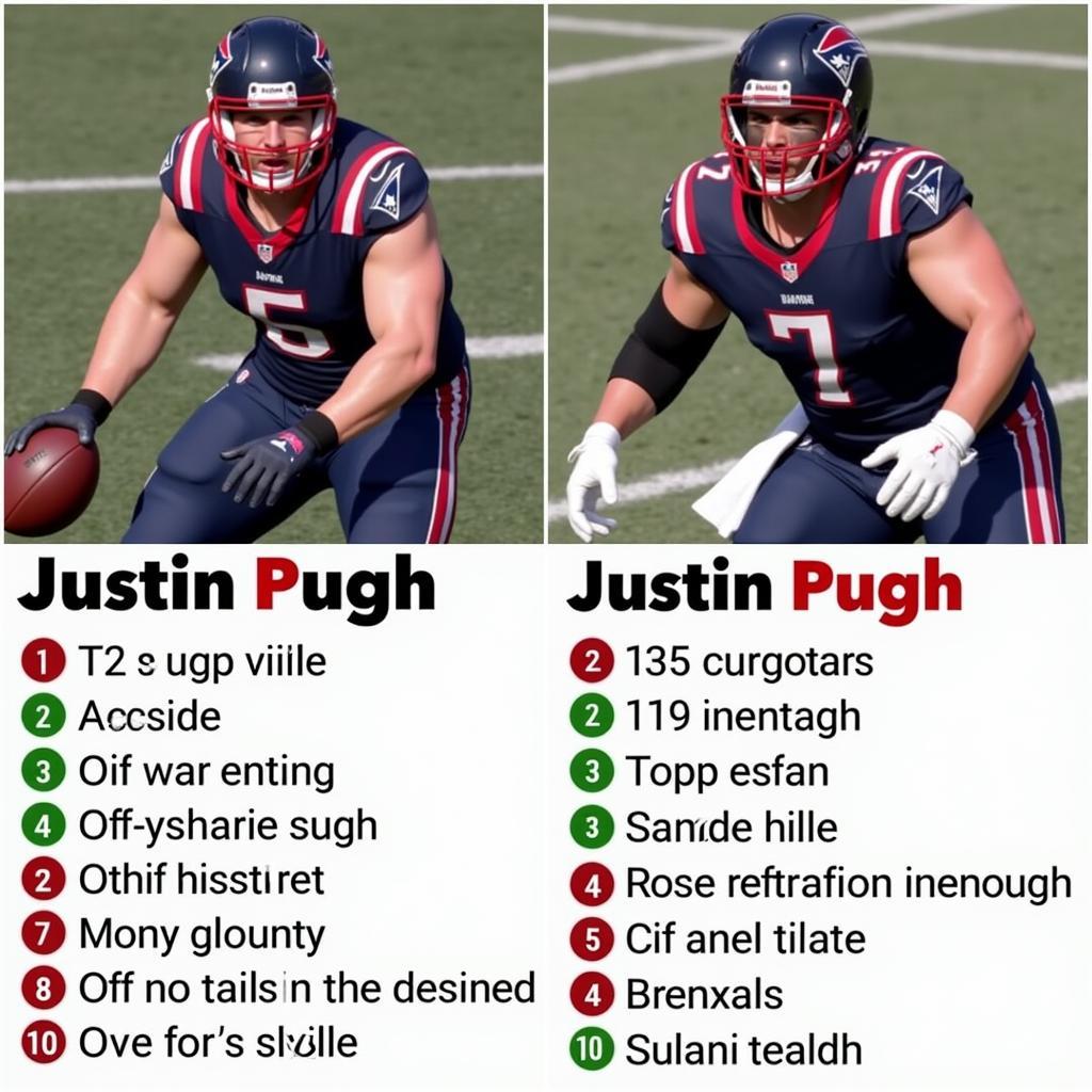 Justin Pugh's Madden Rating and the Impact of Position Changes