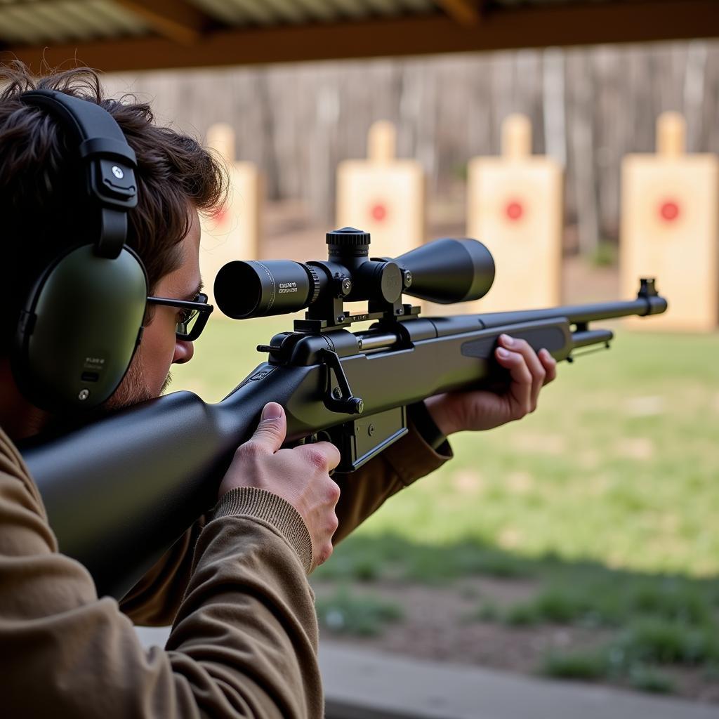 Shooter Using a K31 with Original Scope