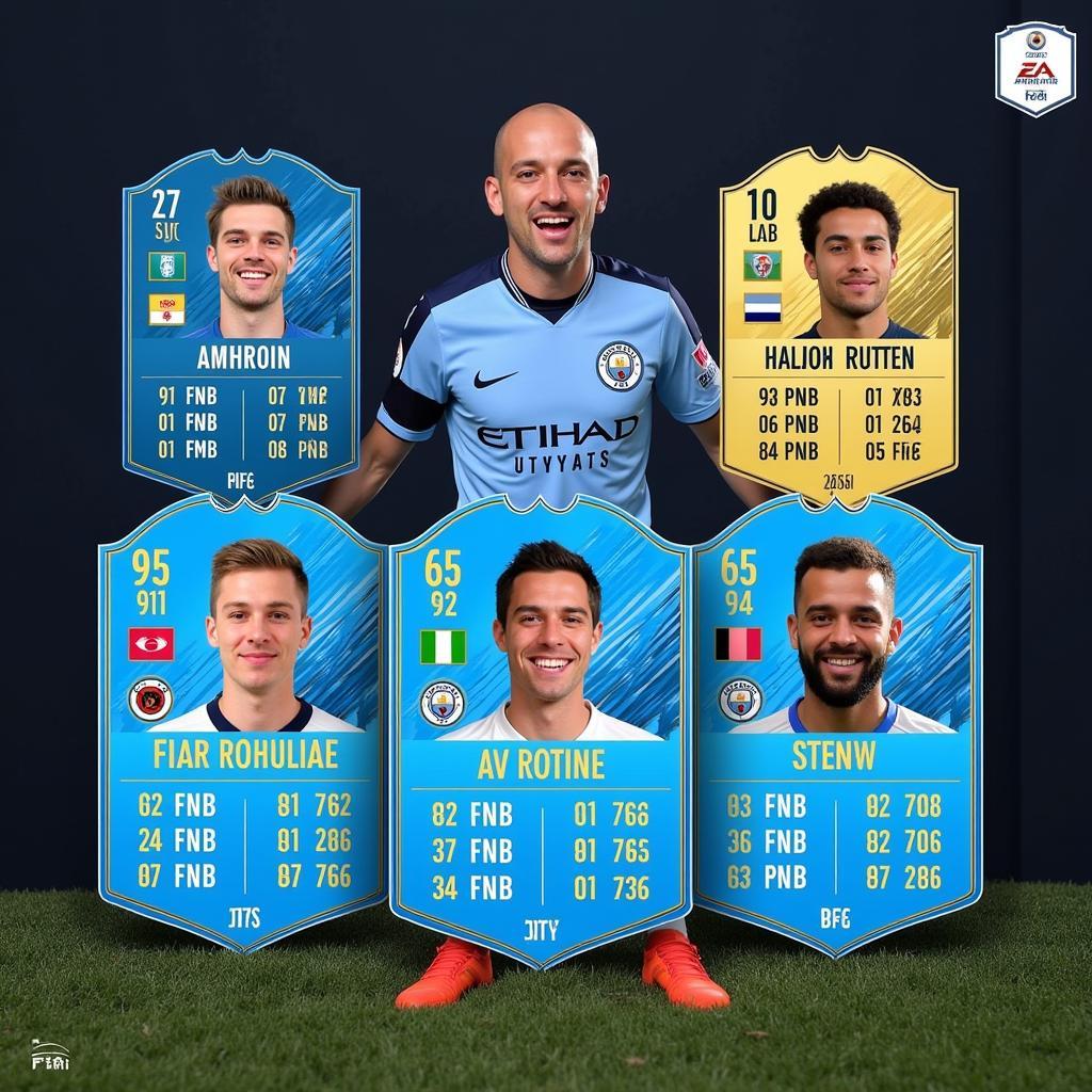 Kevin De Bruyne's Manchester City FIFA Cards