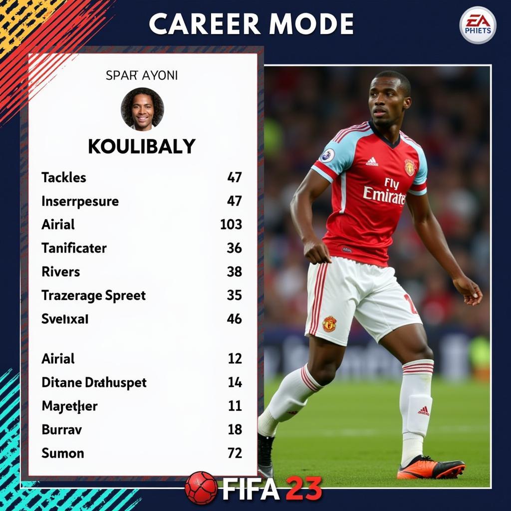 Koulibaly FIFA 23 Career Mode Performance