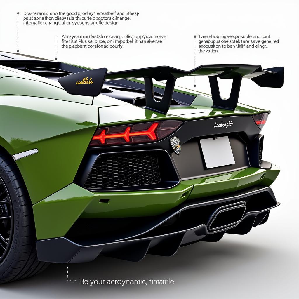 Lamborghini Aventador Body Kit Aerodynamics