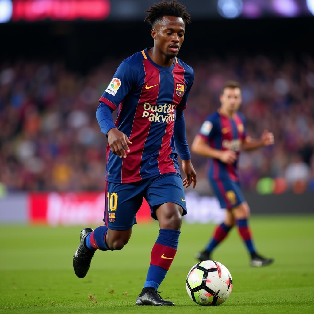 Lamine Yamal's debut with Barcelona