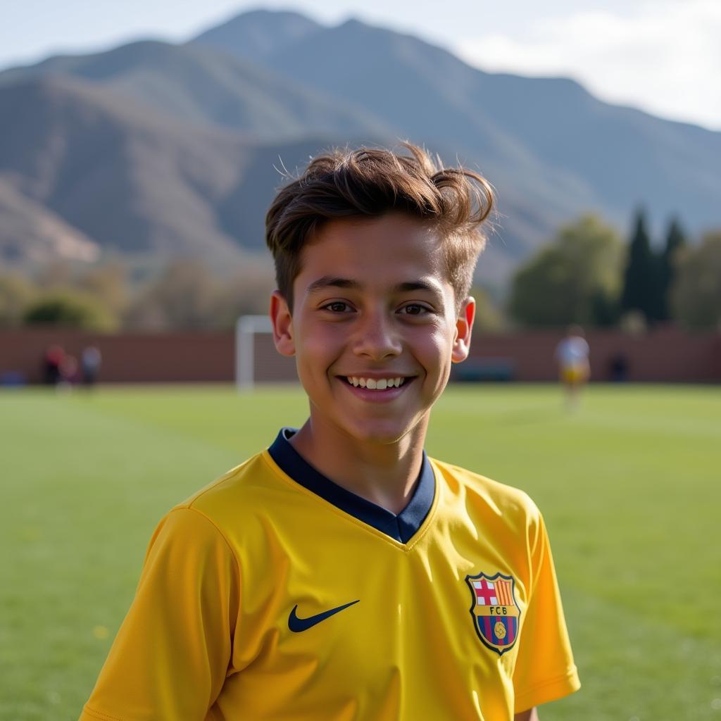 Lamine Yamal's early career at La Masia