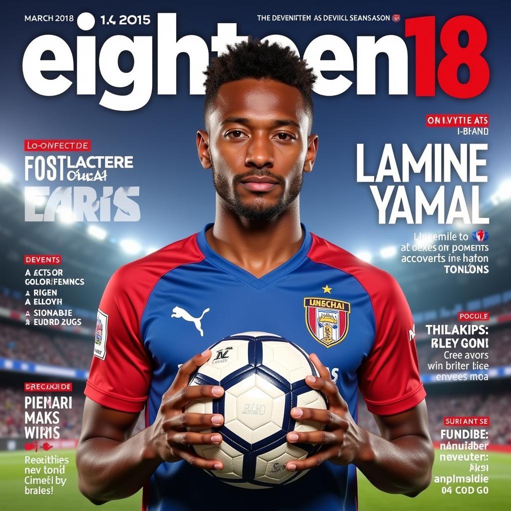 Lamine Yamal Graces the Cover of eighteen18 Magazine