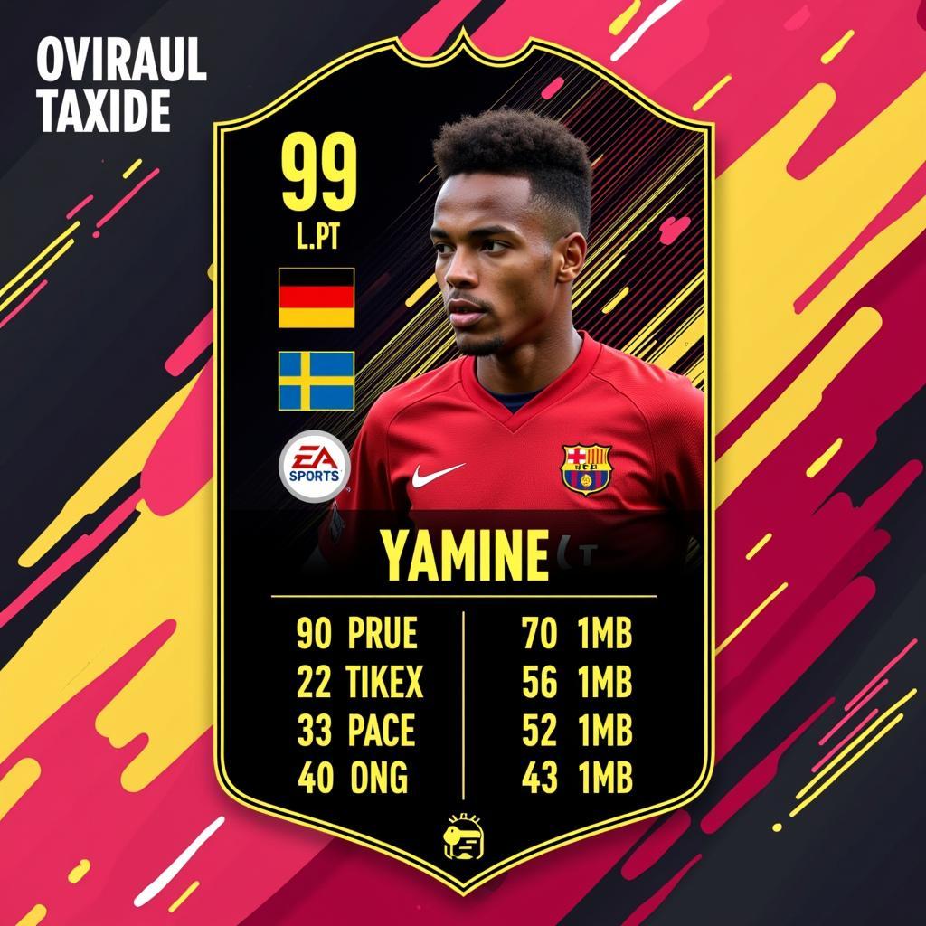 Lamine Yamal FIFA 23 Card Stats and Potential