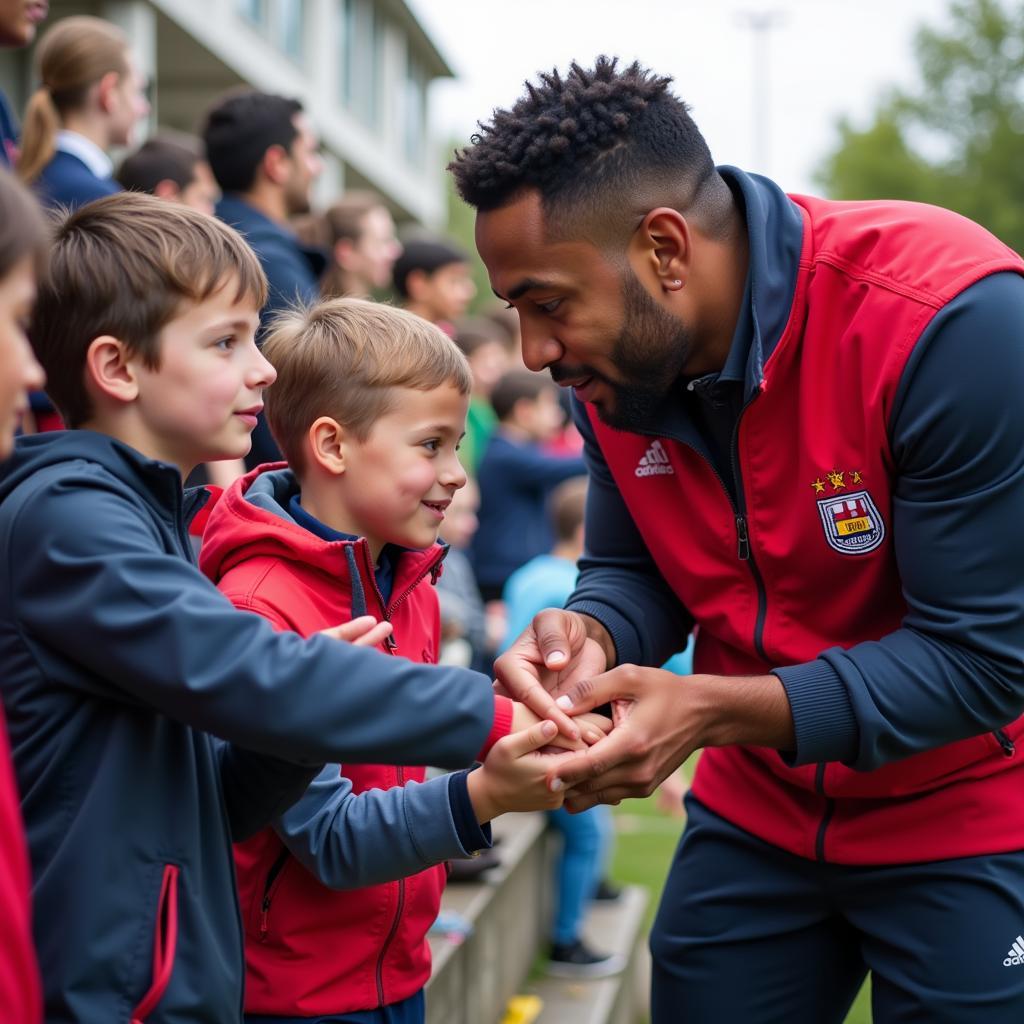 Lamine Yamal inspiring young footballers