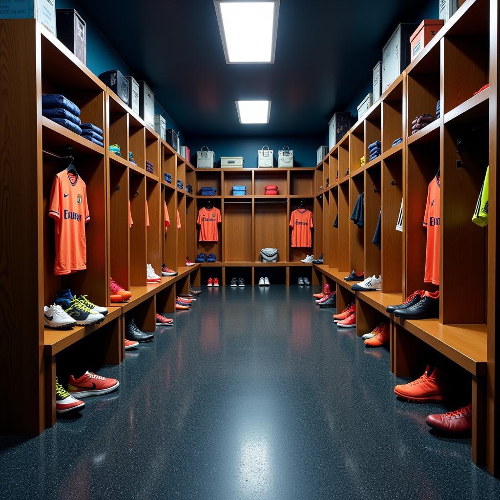 Lamine Yamal's meticulously organized locker room