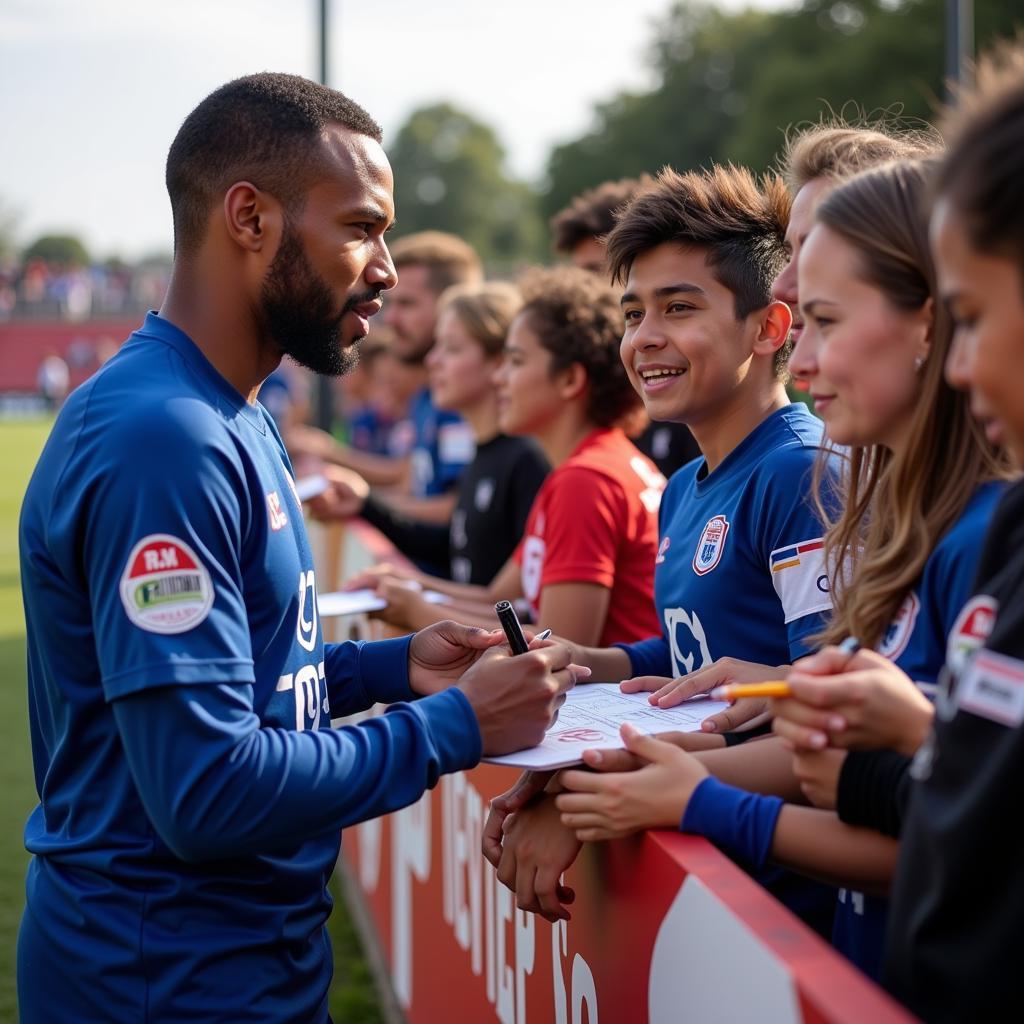 Lamine Yamal Signing Autographs for Fans