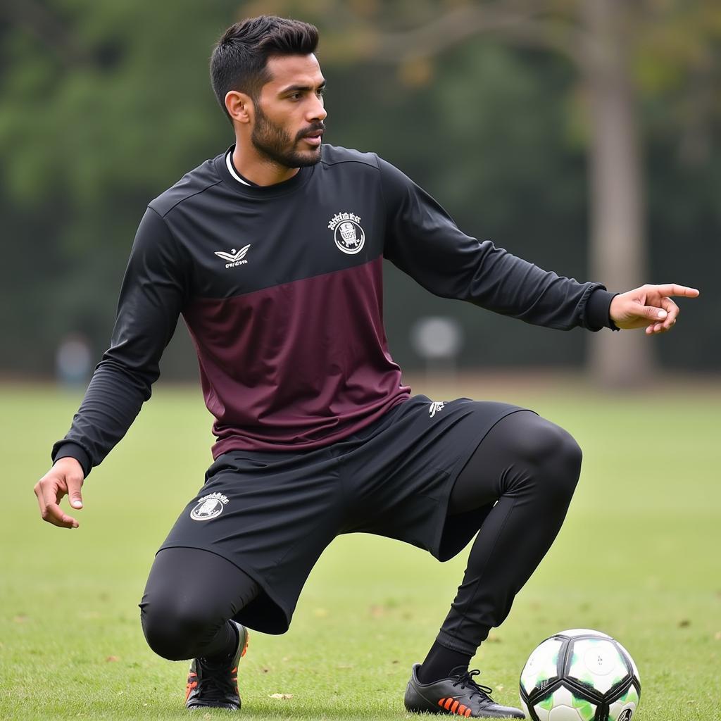 Lamine Yamal focused during an intense training session