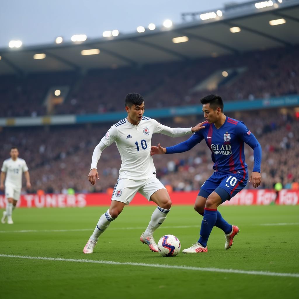 Lee Kang-In executing a precise pass in FIFA 23