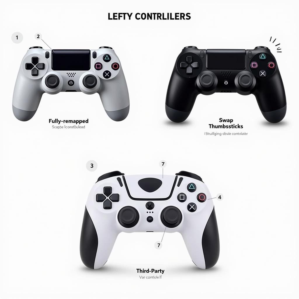 Different Types of Lefty PS4 Controllers