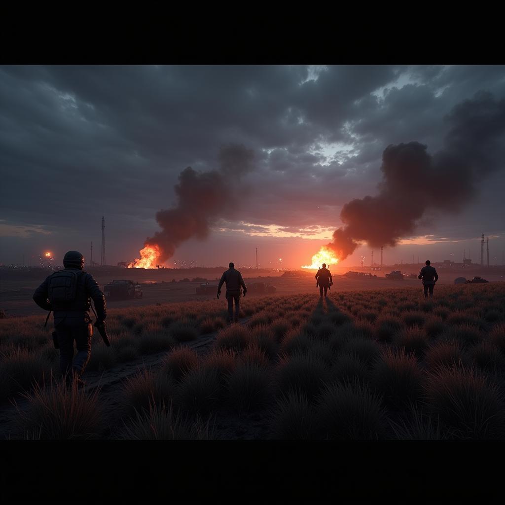 Battlefield 1 Night Battle Scene