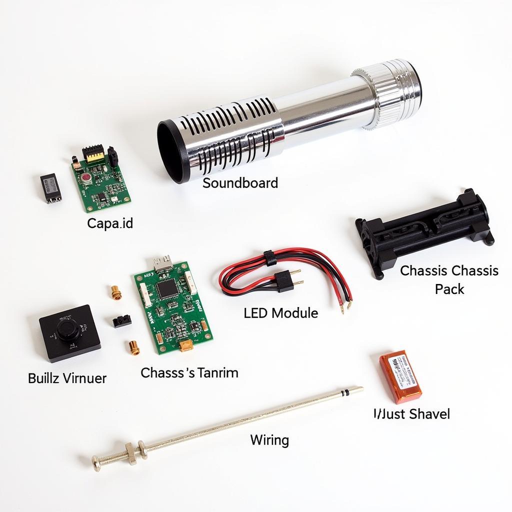 Lightsaber Electronics Kit Components