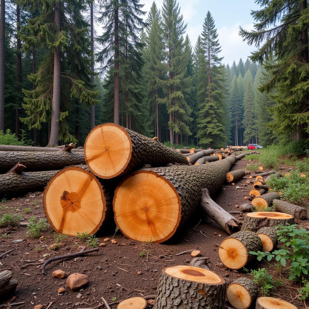 Logging Cant Challenges in the Forest