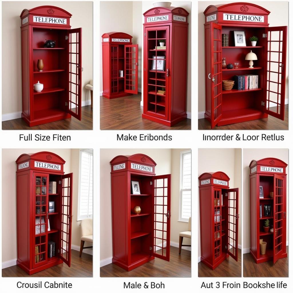 London Telephone Booth Cabinet Styles and Sizes for Different Interior Design Needs