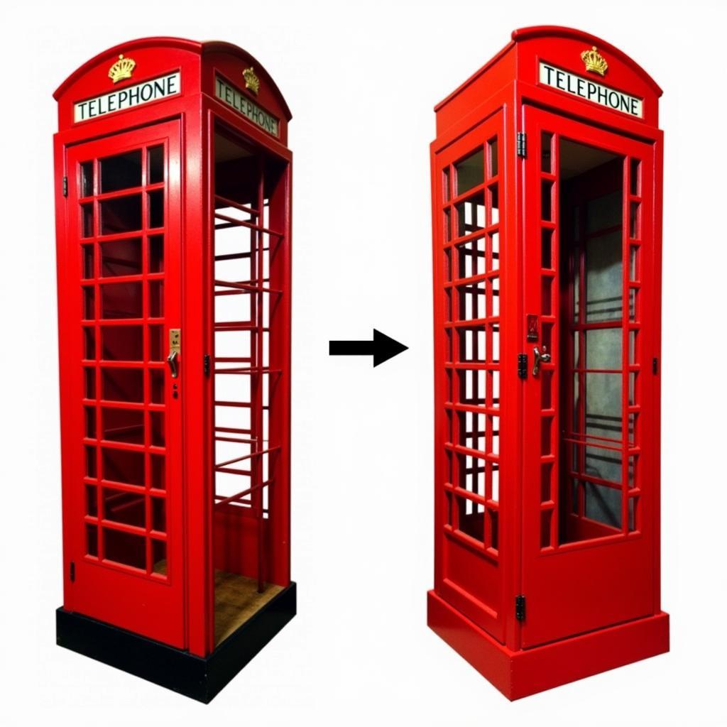 London Telephone Booth Cabinet Transformation: From Street Furniture to Stylish Home Decor