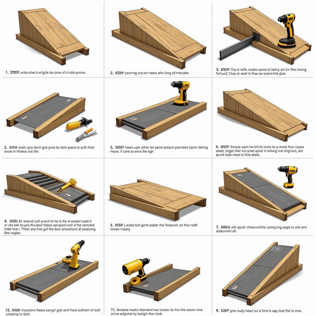 Building a long jump ramp