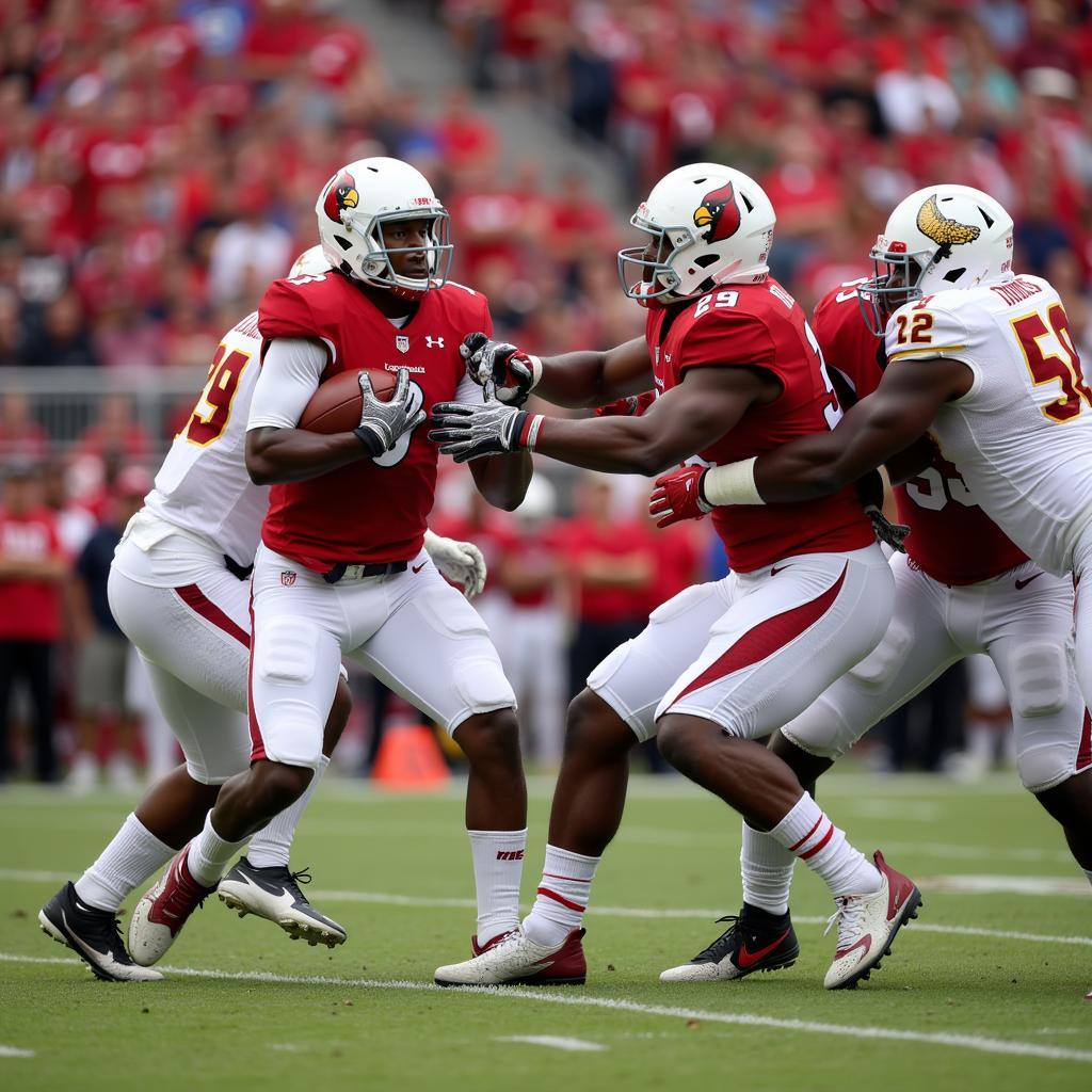 Louisville Defense Pressuring FAU Quarterback