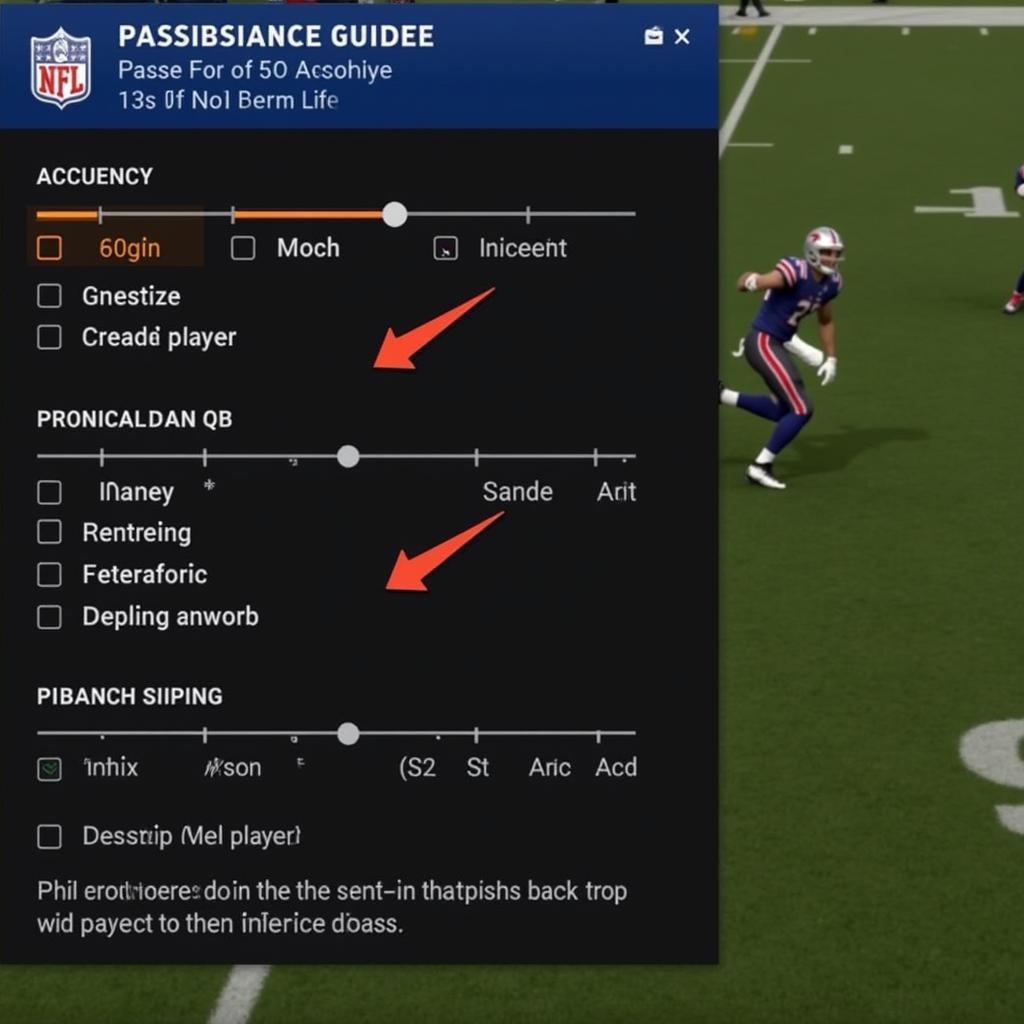 Madden 24 Passing Sliders Adjustment Guide