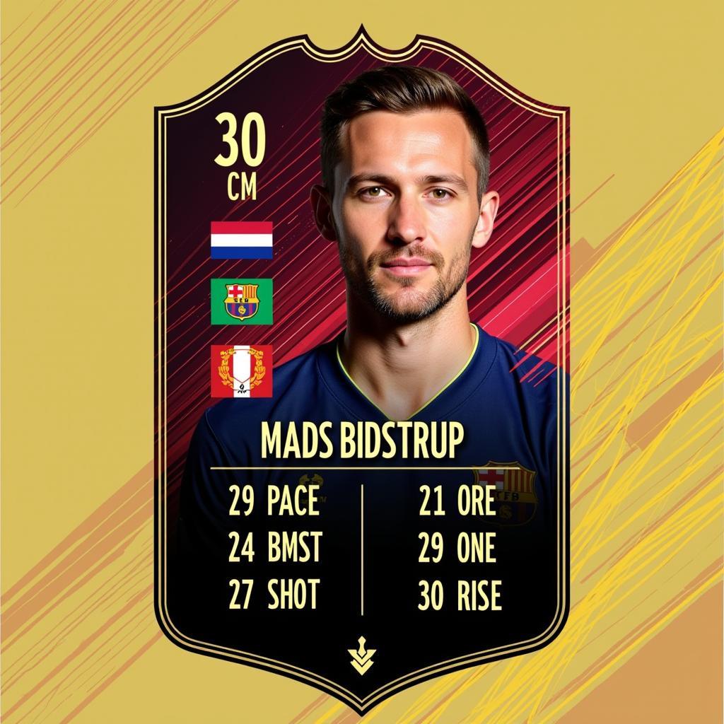 Mads Bidstrup FIFA 22 Player Card