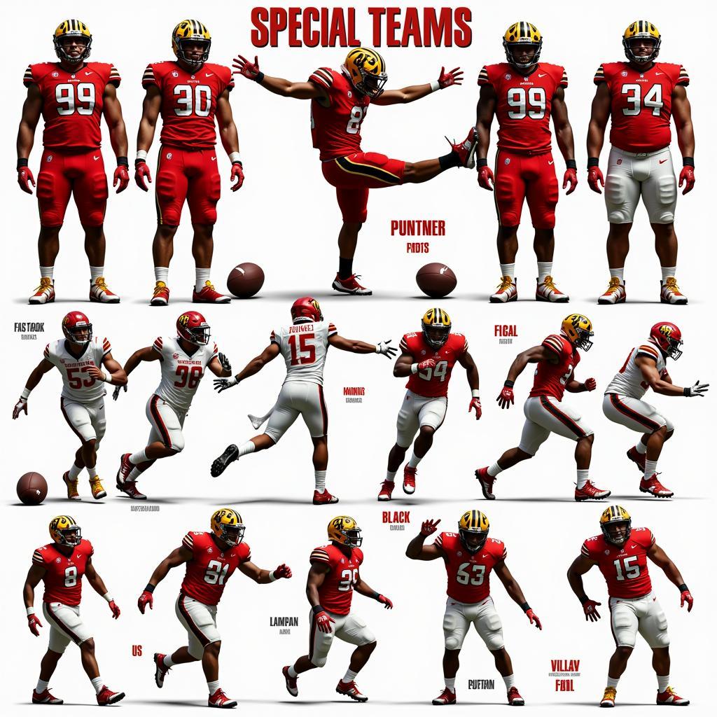 Maryland Terrapins Special Teams Unit Depth Chart