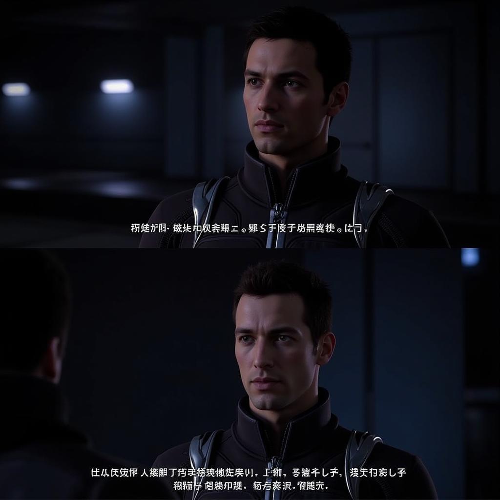 Mass Effect Legendary Edition Chinese Localization: A screenshot showcasing the Chinese interface and subtitles.